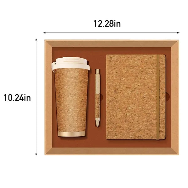Eco-friendly Coffee Mug Notebook Pen Business Gift Set
