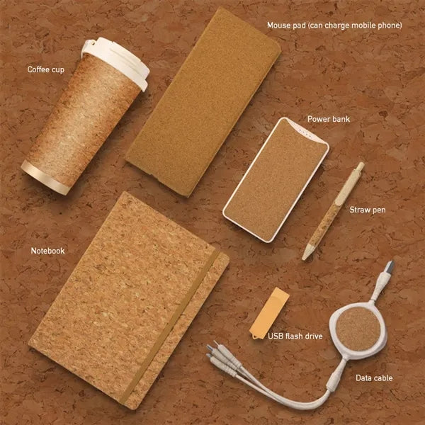 Eco-friendly Coffee Mug Notebook Pen Business Gift Set