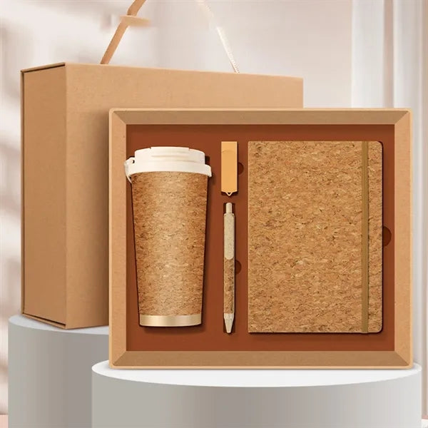 Eco-friendly Coffee Mug Notebook Pen Business Gift Set