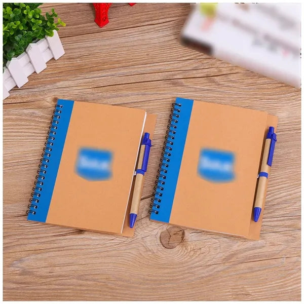 7x5 in kraft cover lined pages small journal spiral notebook