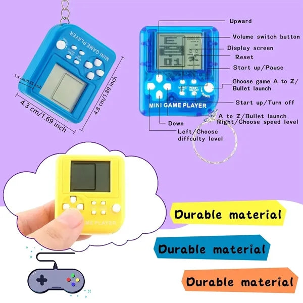 Mini Consolei Game Keychain