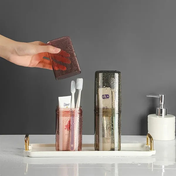 Large Travel Toothbrush Cup Case