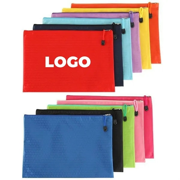 A4 Waterproof Pencil Case Zipper Pouch