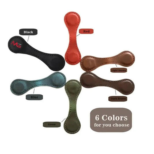 Magnetic Leather Bookmark