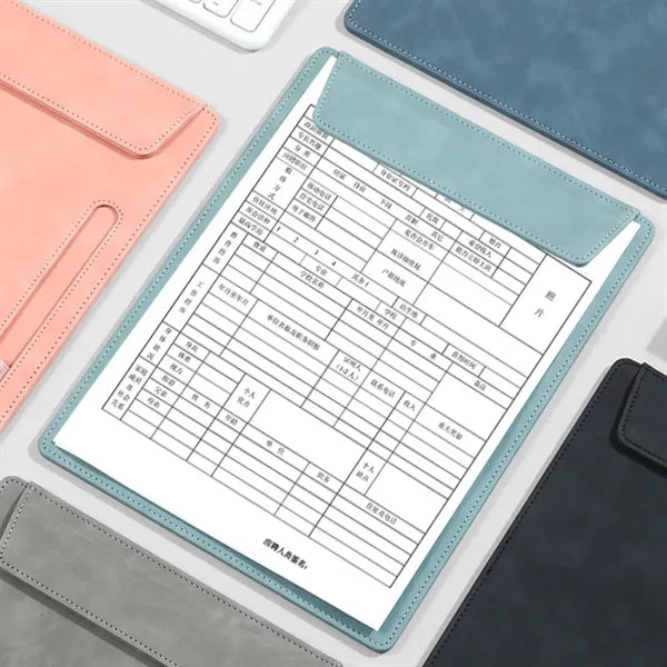 A4 Leather Business Meeting Document Splint