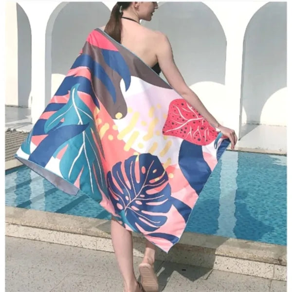 30"x 60" Sublimated Microfiber Sand Proof Beach Towel