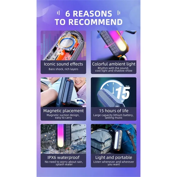 Magnetic Bluetooth Speaker
