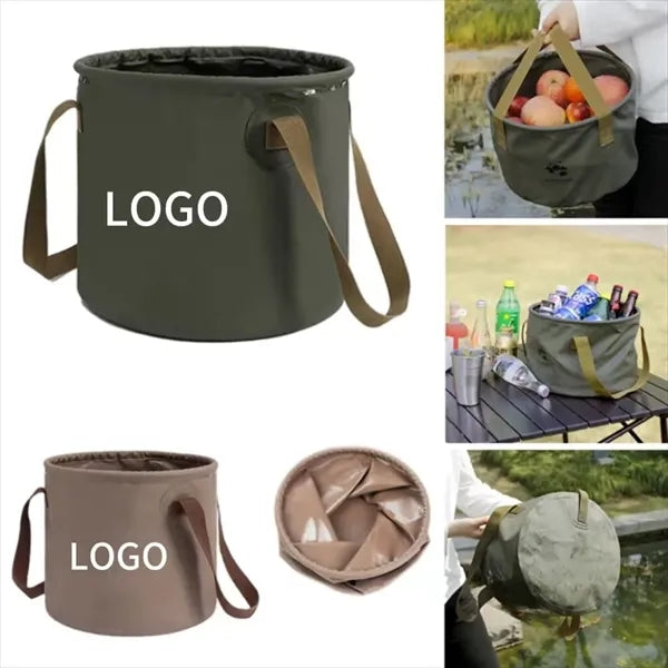 Collapsible 5.3 Gallon Container Folding Water Bucket