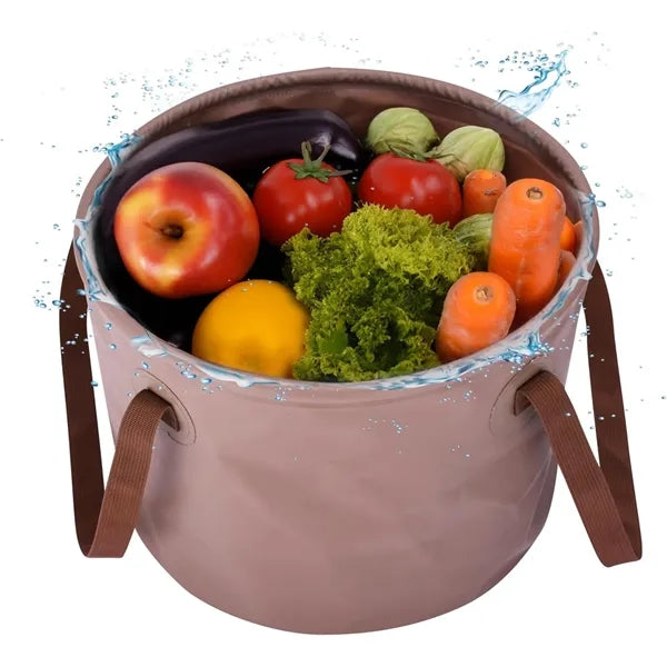 Collapsible 5.3 Gallon Container Folding Water Bucket