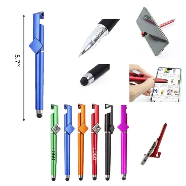 Pen Stylus Phone Stand Custom Logo/QR Code Print