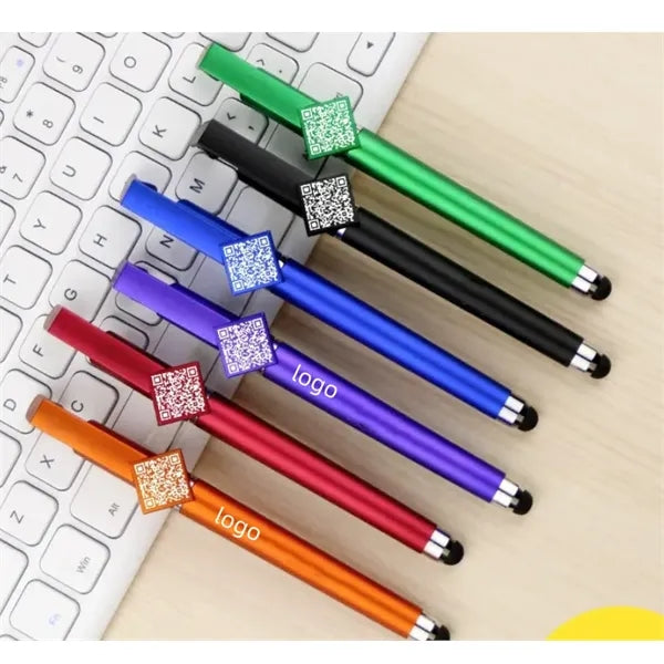 Pen Stylus Phone Stand Custom Logo/QR Code Print