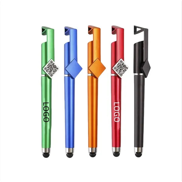 Pen Stylus Phone Stand Custom Logo/QR Code Print