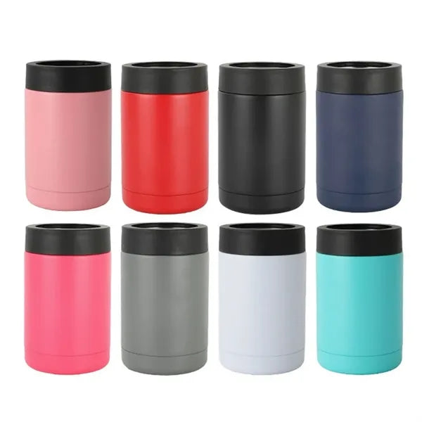 12oz Double Wall Stainless Steel Insulated Can Cooler