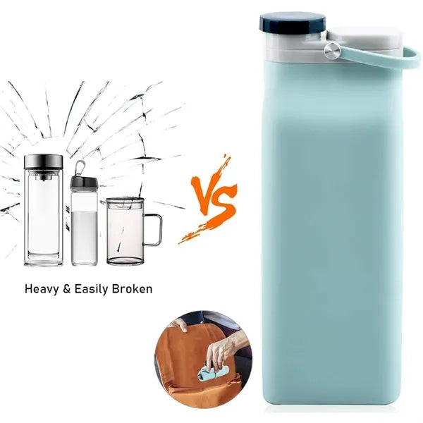 20 oz Large BPA Free Portable Collapsible Water Bottle