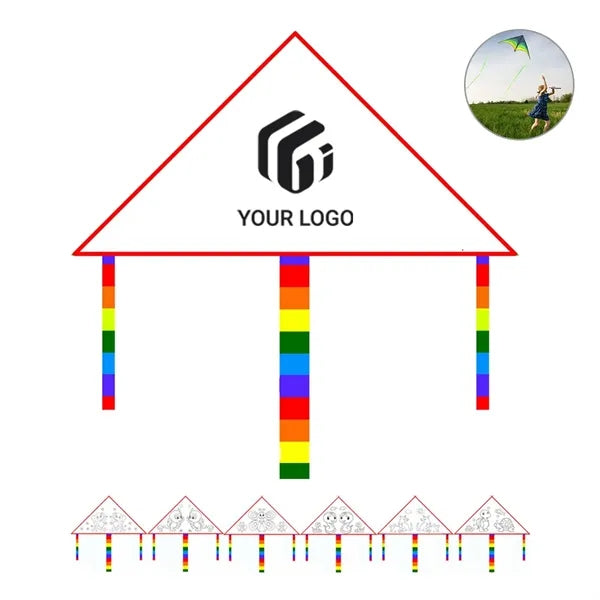 Fully customized pattern foldable outdoor camping kite