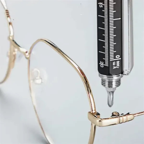 6-in-1 Multifunction Tool Pen with Stylus, Ruler, Level