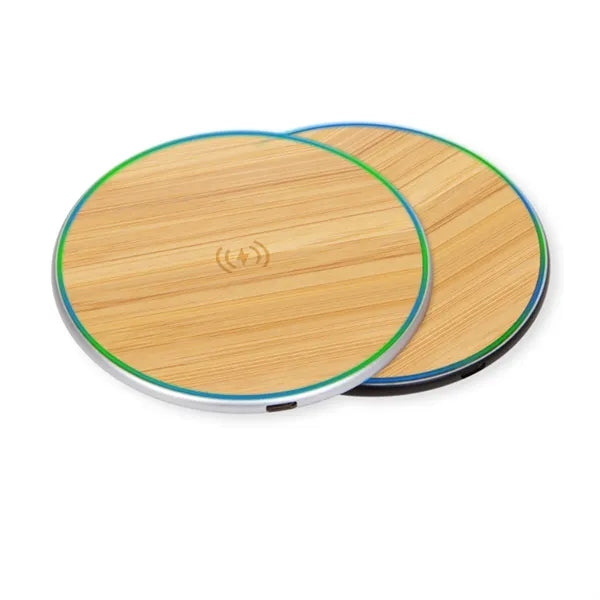 10W/15W Wooden Wireless Mobile fast Charger Qi Charging Pad