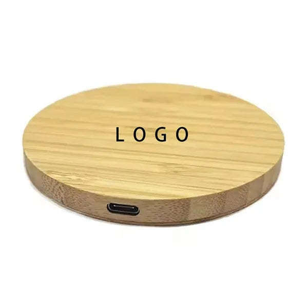 Eco-friendly Bamboo Wireless Charger for Phones