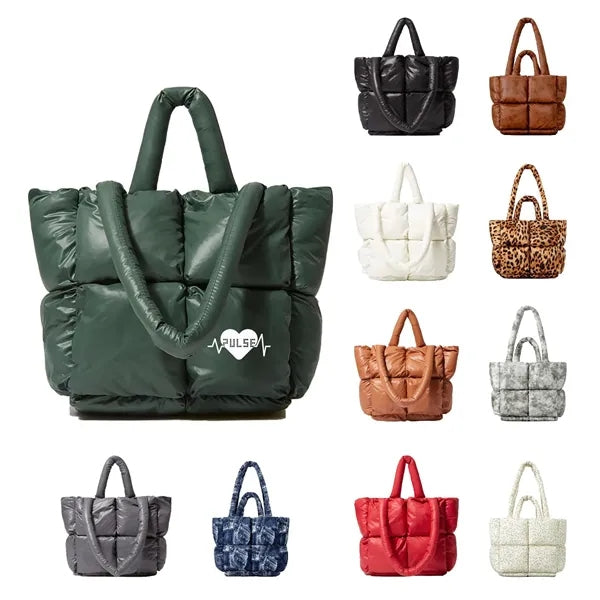 Puffer Tote Bag for Women