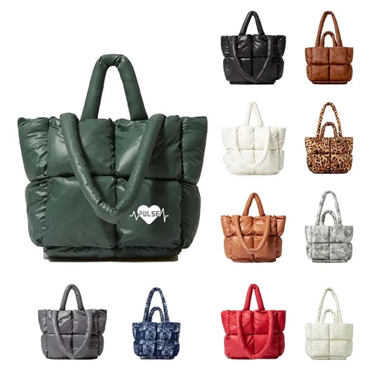 Puffer Tote Bag for Women