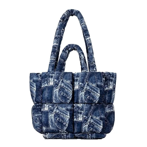 Puffer Tote Bag for Women