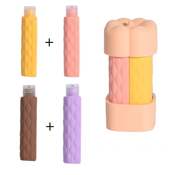 Travel Bottles for Toiletries 4 in 1