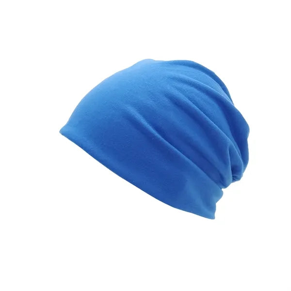 Unisex Double-Layer Polyester Slouch Beanie