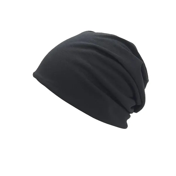 Unisex Double-Layer Polyester Slouch Beanie