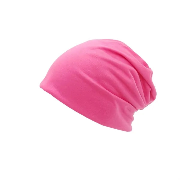 Unisex Double-Layer Polyester Slouch Beanie
