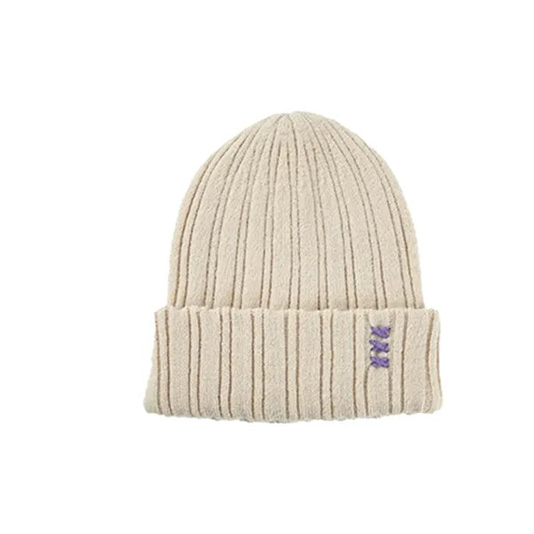 Polar Fleece Knit Beanie - Classic Warmth & Comfort
