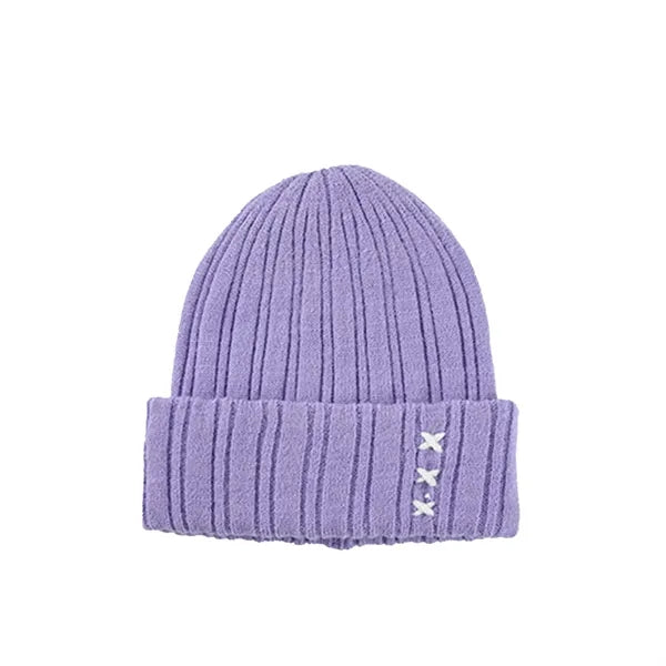 Polar Fleece Knit Beanie - Classic Warmth & Comfort