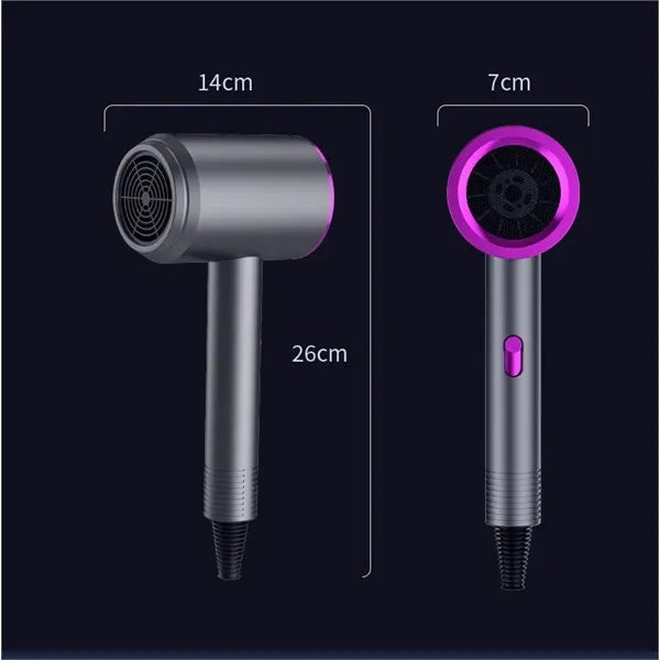 High speed negative ion hair dryer