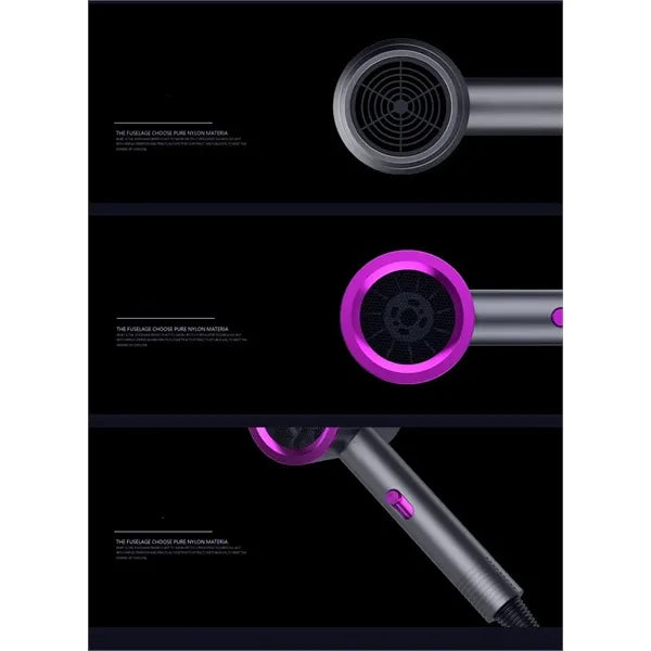 High speed negative ion hair dryer