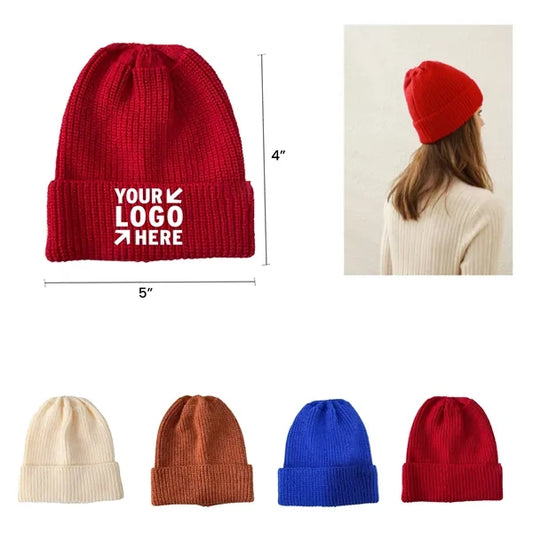 Classic Knit Winter Beanie - Soft & Warm