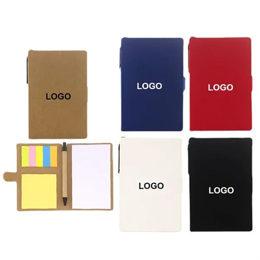 Multi-Functional Notepad Portable Sticky Note Set With Pen