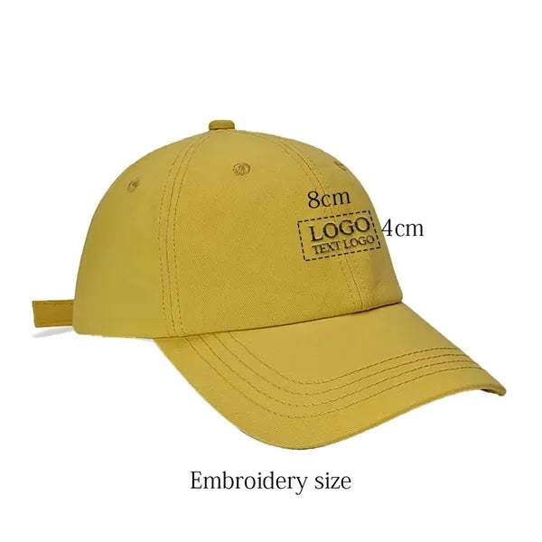 Simple Versatile Embroidery Custom Dad Hat