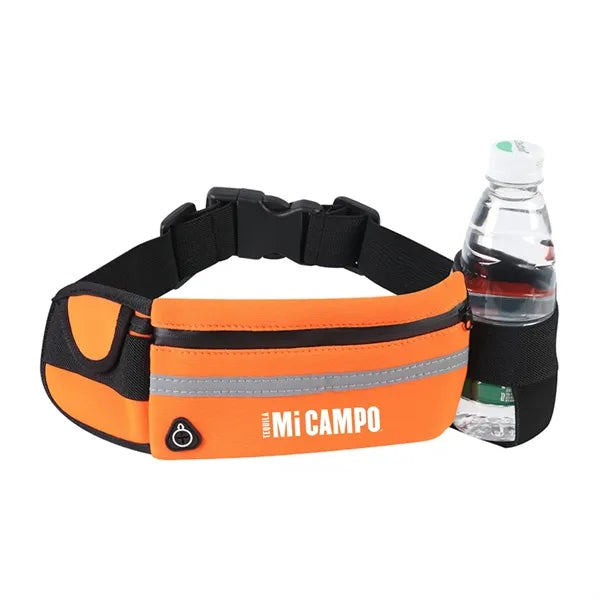 Waterproof Neoprene Sports Running Belt w/ Bottle Holder