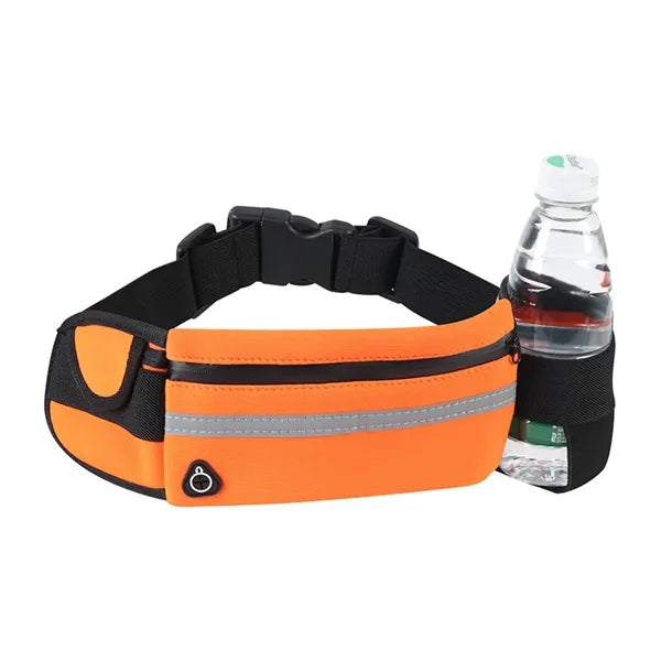Waterproof Neoprene Sports Running Belt w/ Bottle Holder
