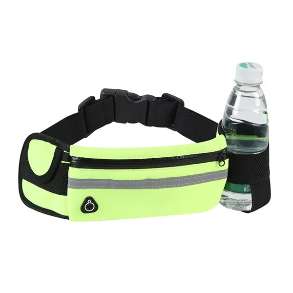 Waterproof Neoprene Sports Running Belt w/ Bottle Holder