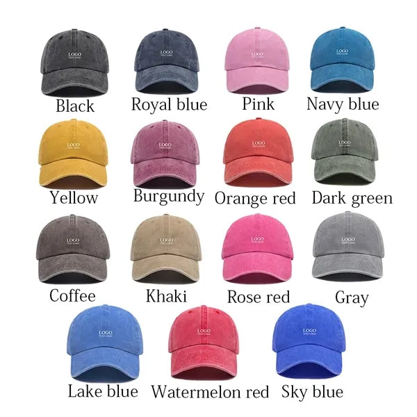 Vintage Washed Custom Dad Hat