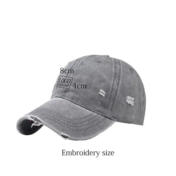 Ripped Distressed Custom Hat