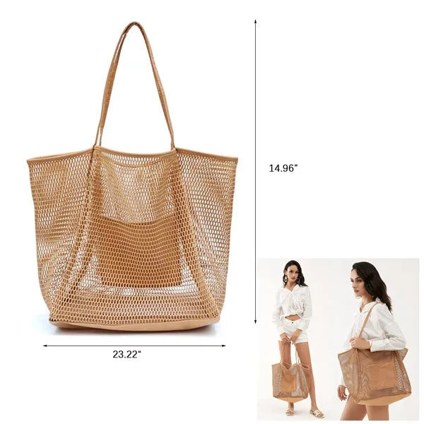 Mesh Beach Tote
