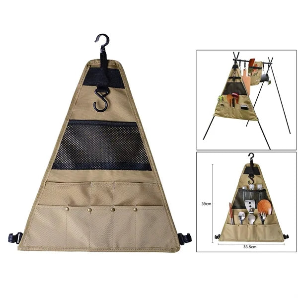 Outdoor Triangular Storage Bag Oxford Cloth Multi Sizes