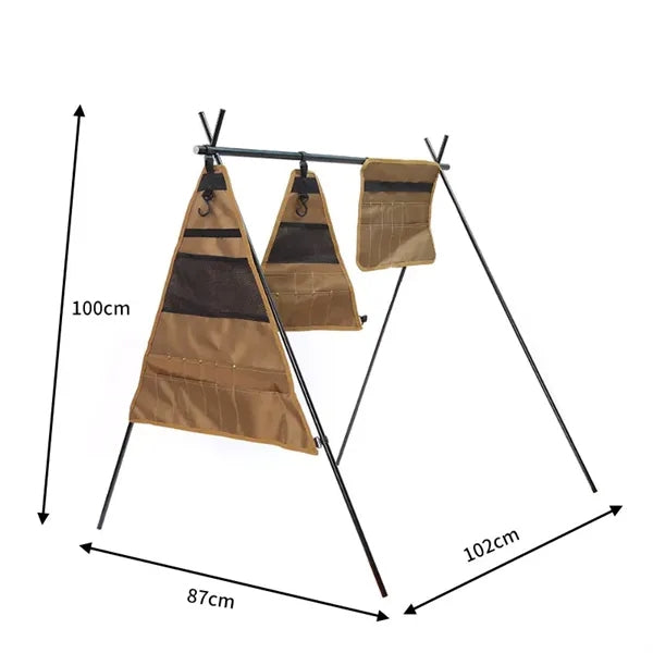 Outdoor Triangular Storage Bag Oxford Cloth Multi Sizes