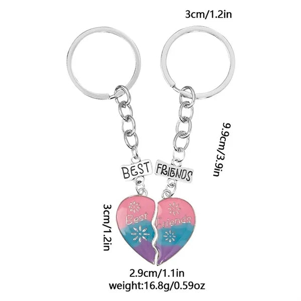 Gradient Heart Keychain
