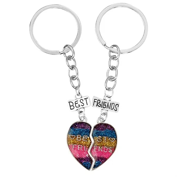 Gradient Heart Keychain