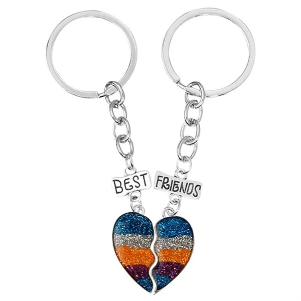 Gradient Heart Keychain