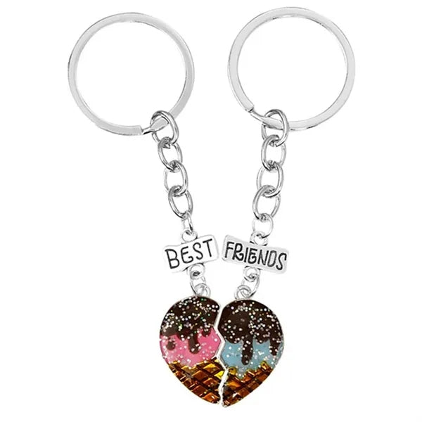 Gradient Heart Keychain