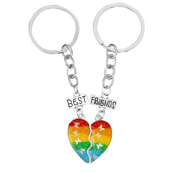 Gradient Heart Keychain