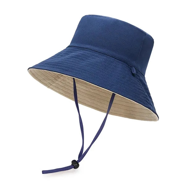 Double-Sided Fisherman Bucket Sun Hat
